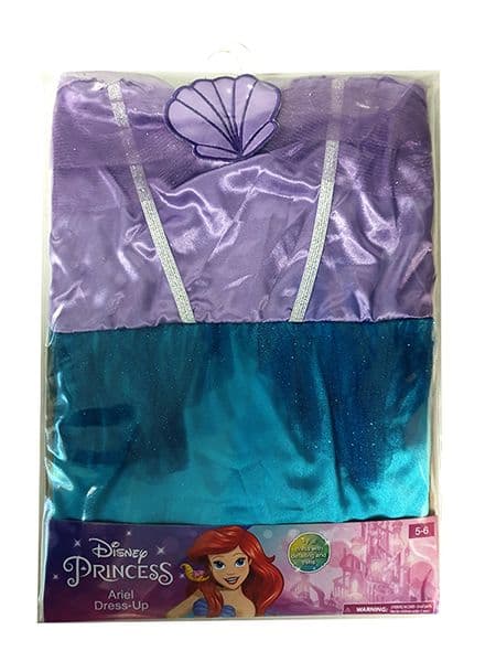 DISNEY PRINCESS ARIEL DRESS UP AGE 3 4 1CT