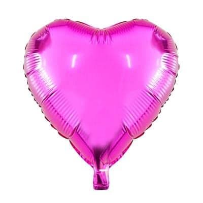18 INCH AIR-HELIUM FOIL PINK HEART 1CTP