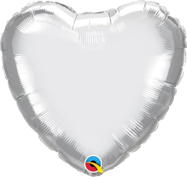 18 INCH FOIL HRT CHROME SILVER 1CTP
