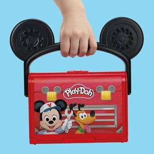 PLAY DOH DISNEY JR ON THE GO GARAGE PLAYSET