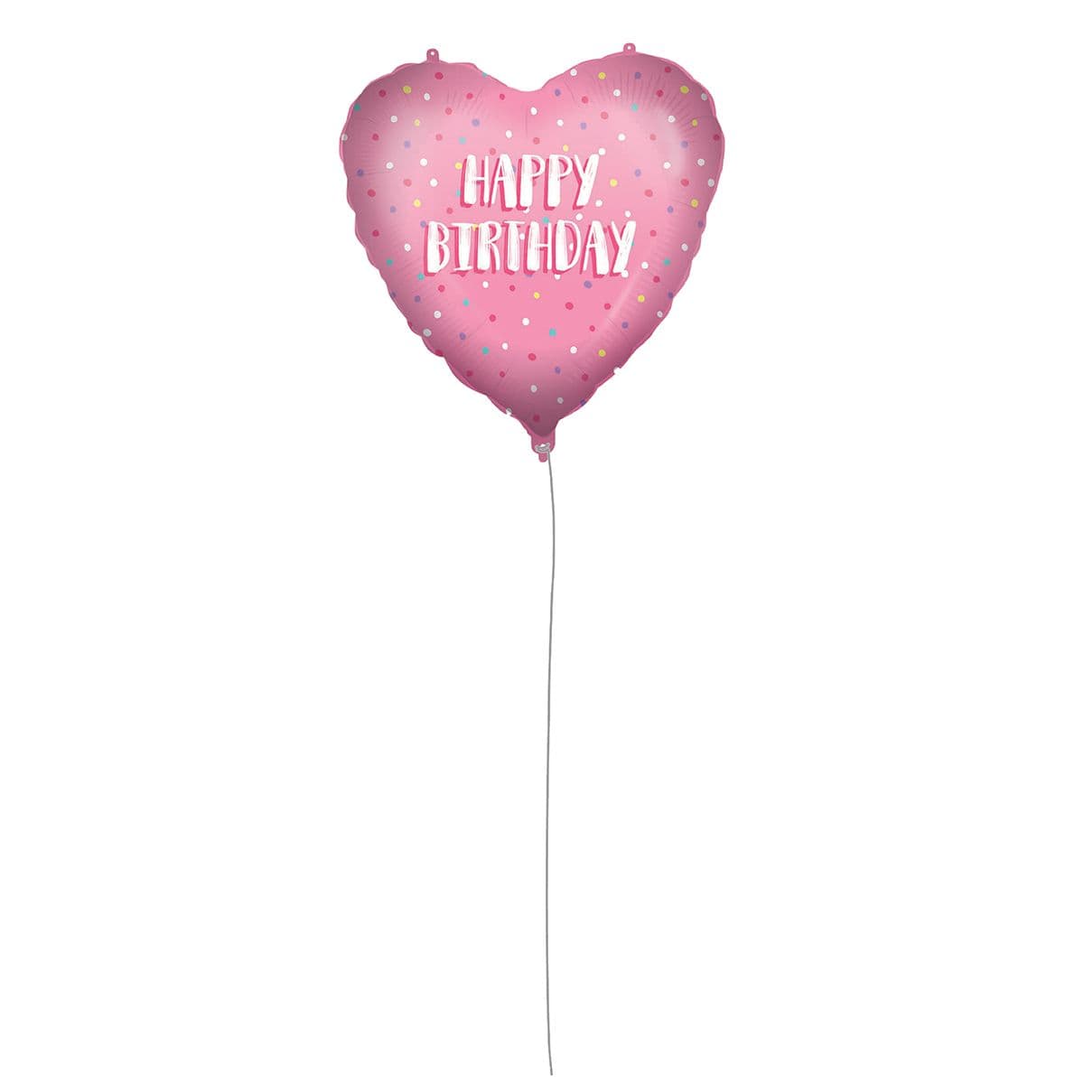 18 INCH AIR-HELIUM FOIL BIRTHDAY PINK HEART 1CTP