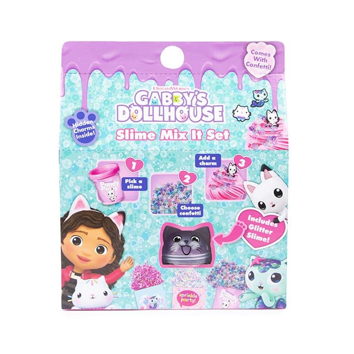 Gabbys Dollhouse Slime Mix It Set