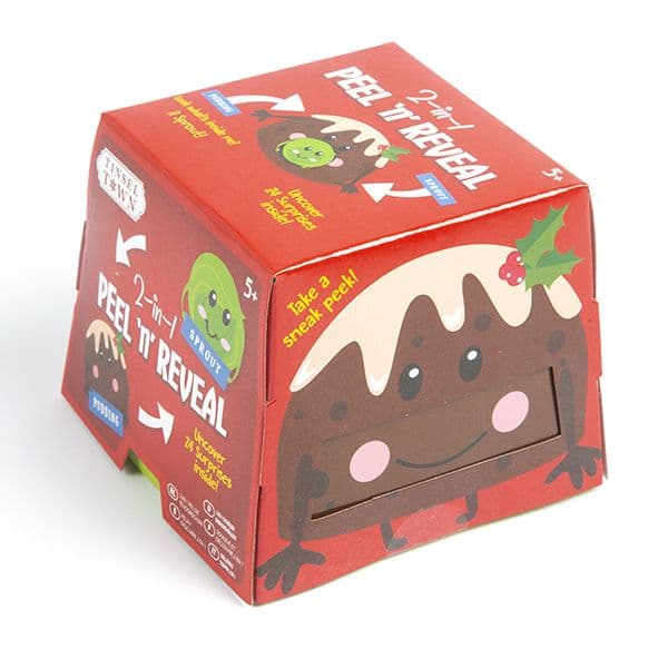 CHRISTMAS 2-IN-1 PEEL AND REVEAL - 3 ASST