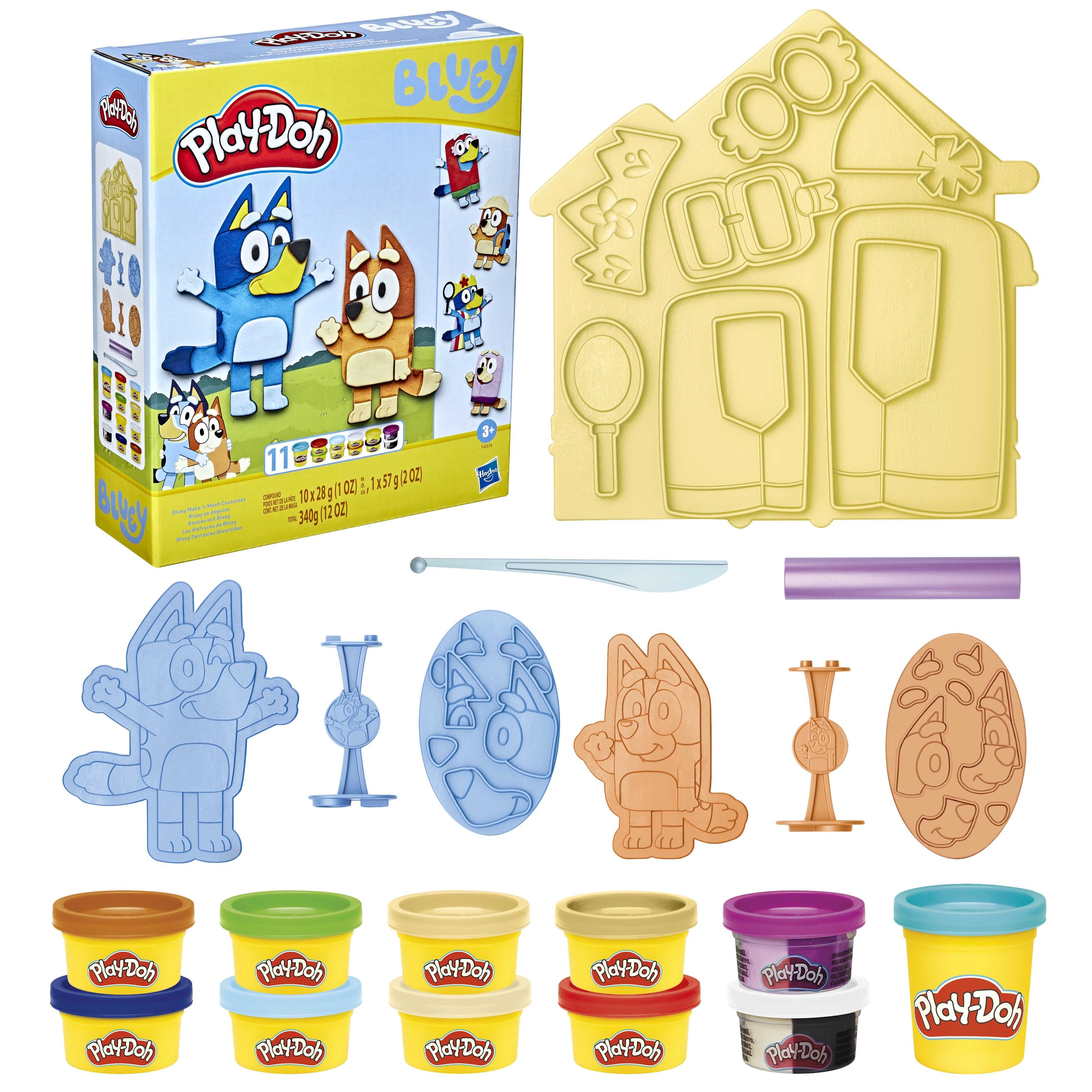PLAY DOH BLUEY MAKE N MASH COSTUMES