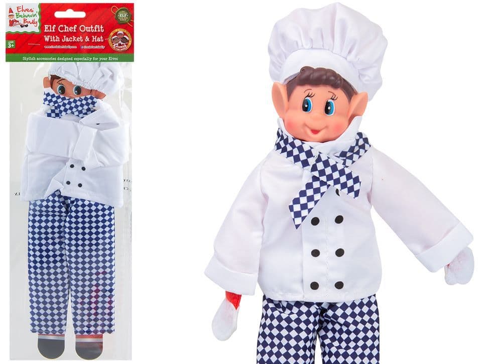 ELVES BH BADLY ELF CHEF OUTFIT WITH HAT