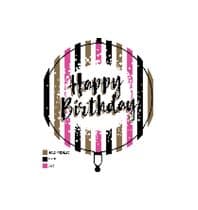 18 INCH AIR-HELIUM FOIL BIRTHDAY PINK 1CTP