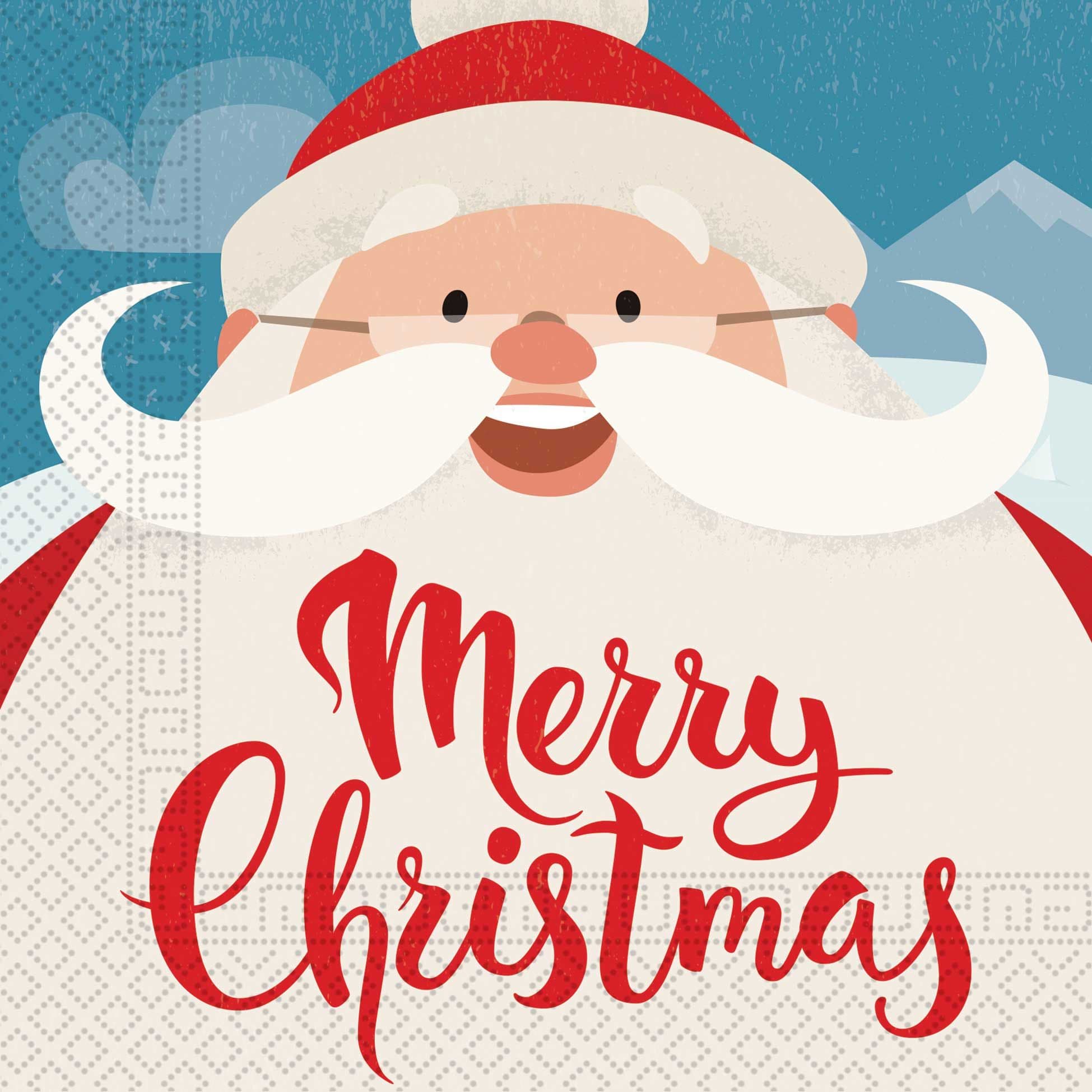 JOYFUL CLAUS 3PLY NAPKINS 33X33CM 20CT