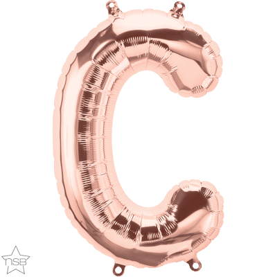 16 IN FOIL ROSE GOLD LETTERS AIR FILLED 1CTP