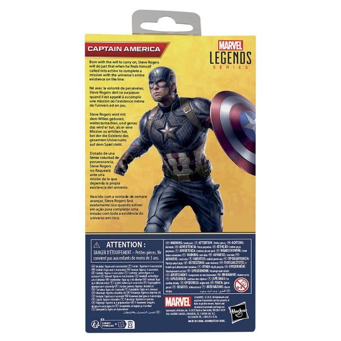 AVENGER LEGENDS ALIST 4 CAP AM END GAME