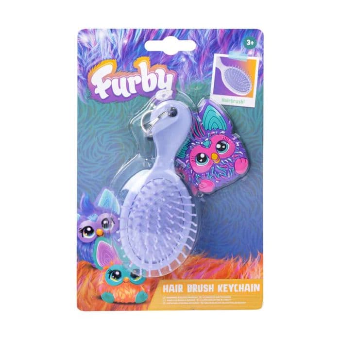 FURBY HAIRBRUSH KEYRING
