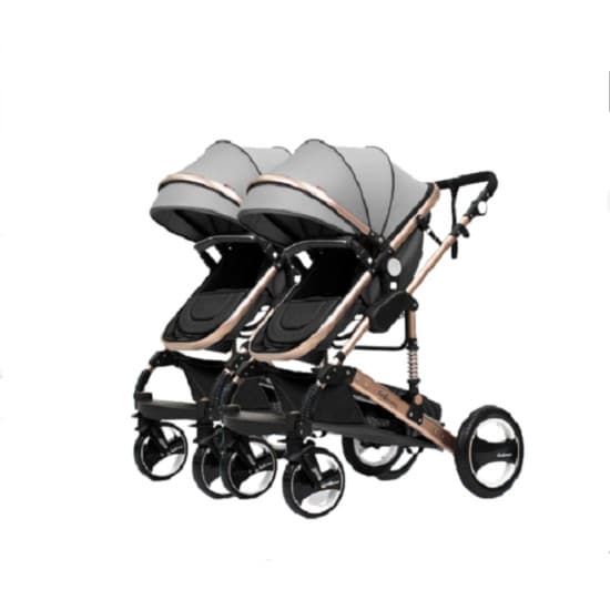 Belecoo Detachable Twin Stroller