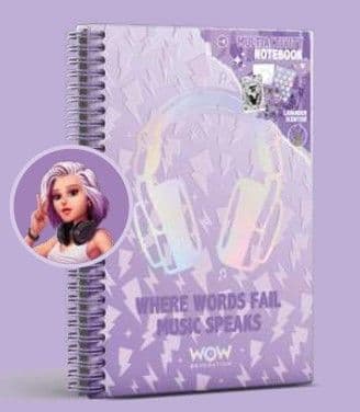 WOW GENERATION A5 SCENTED NOTEBOOK