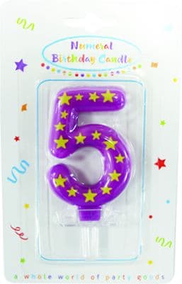 CANDLES BIRTHDAY NUMBER 5 1CTP