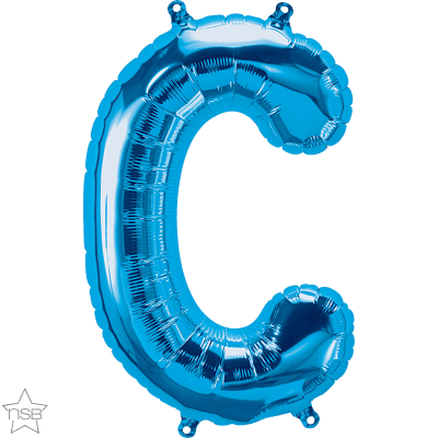 34 INCH FOIL BLUE LETTERS 1CTP