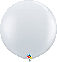 3 FT LATEX PLAIN RND DIAMOND CLEAR 2CTP