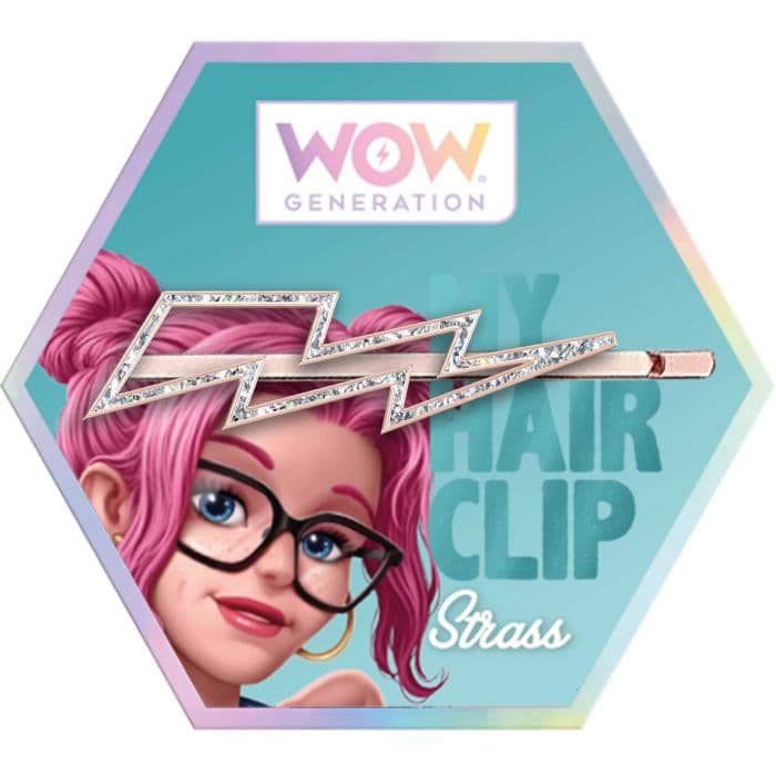 WOW GENERATION GLITTER HAIR PINS WITH MESSAGE