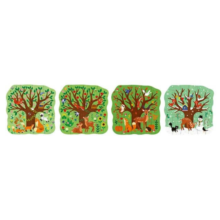 RAVENSBURGER PUZZLE UP 12-16-20-24PC FOUR SEASONS