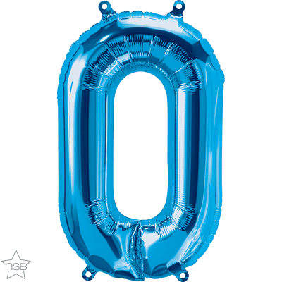 16 IN FOIL BLUE LETTER O AIR FILLED 1CTP