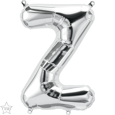 16 IN FOIL SILVER LETTER Z AIR FILLED 1CTP