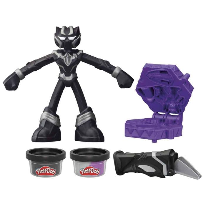 PLAY DOH BLACK PANTHER CUTTING CLAWS