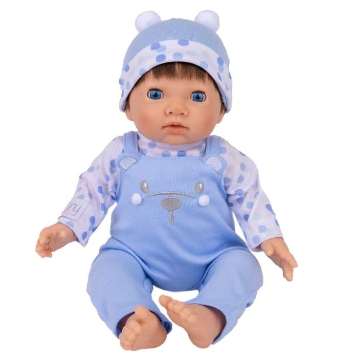 Tiny Treasures Blue Bear Baby Doll