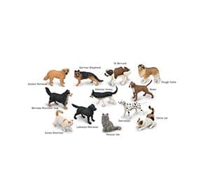 COLLECTA BOX OF MINI CATS AND DOGS