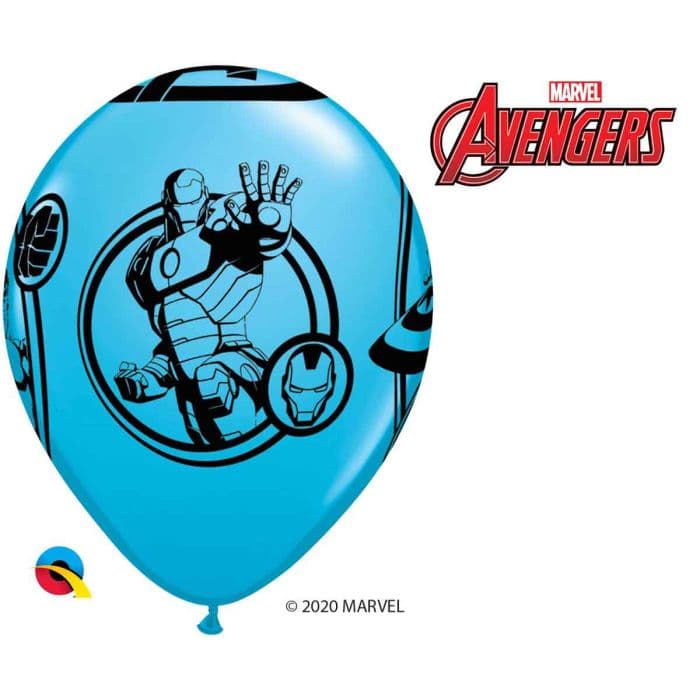 11 Inch Marvel Avengers Latex Balloons 25ctp