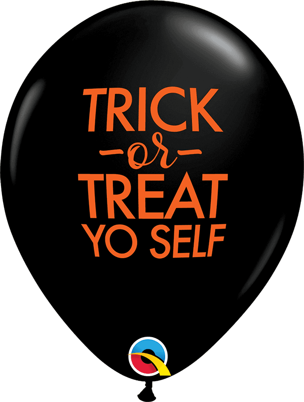 11 INCH LATEX TRICK OR TREAT YO SELF 50CTP