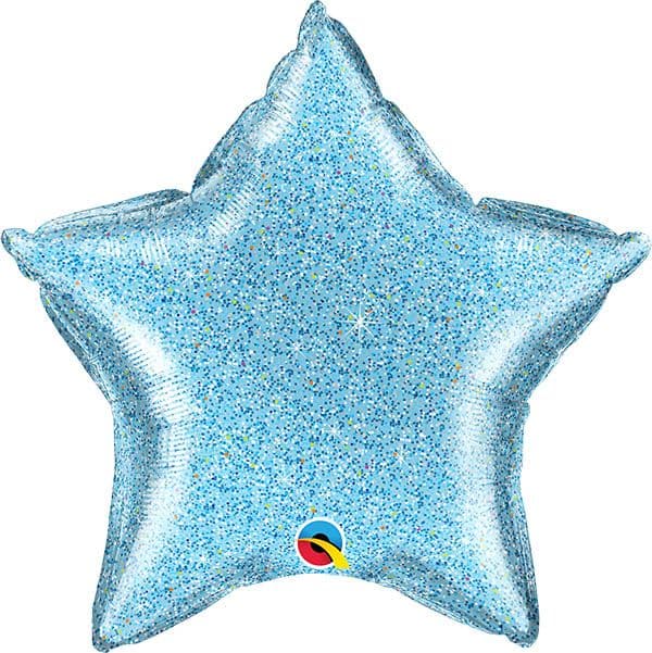 20 INCH FOIL GLITTERGRAPHIC LIGHT BLUE 1CTP