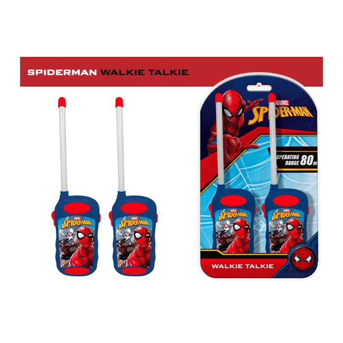 Spiderman Walkie Talkie Clam Shell