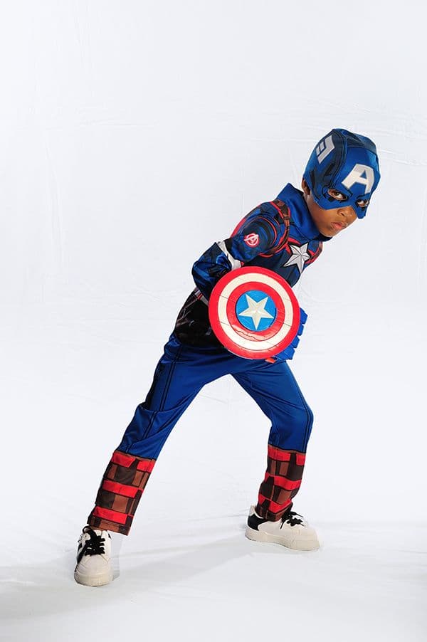 CAPTAIN AMERICA DRESS UP AGE 7 8 1CT