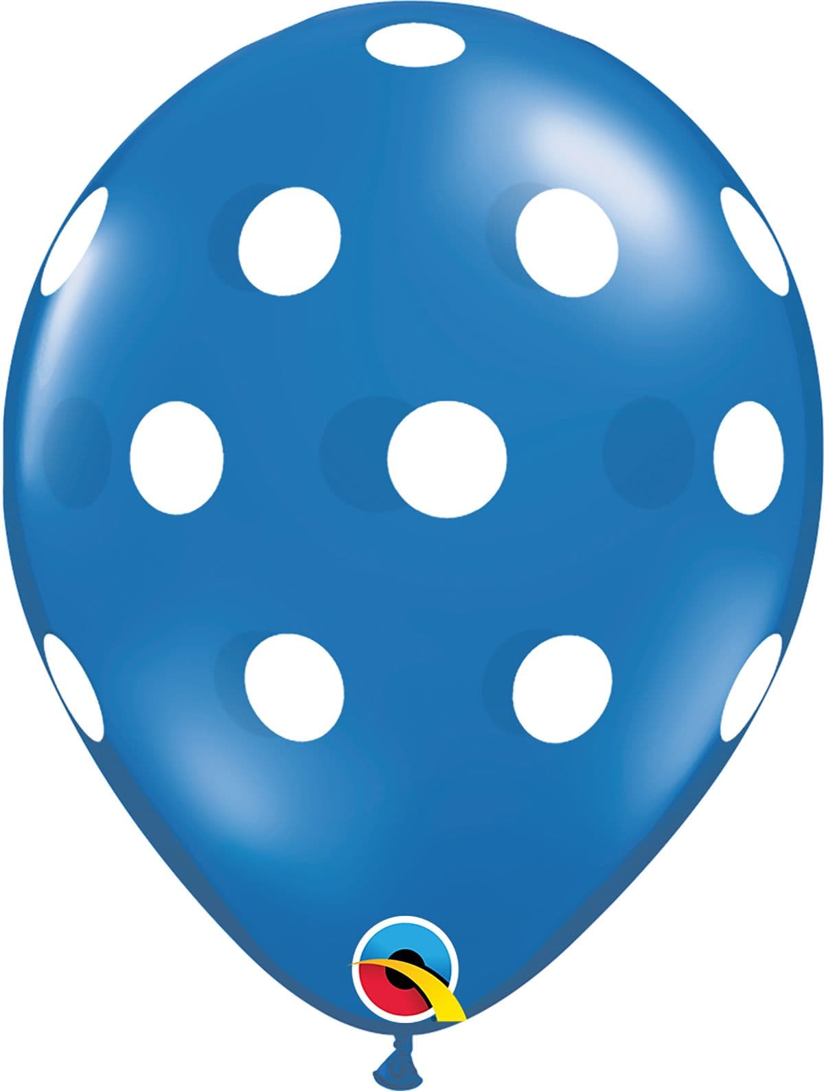 11 INCH LATEX RND JWL AST PRT BIG POLKA DOTS 50CTP