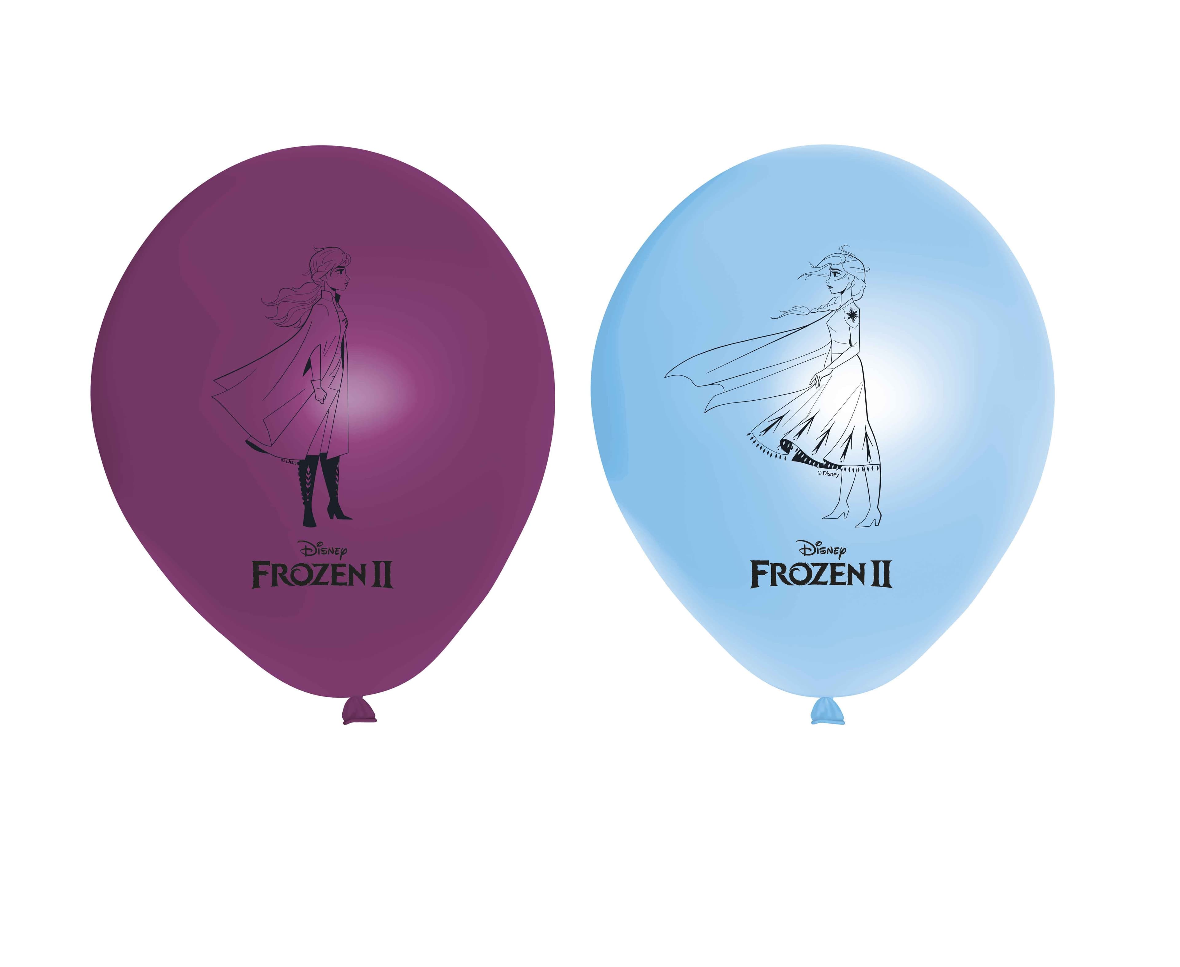 FROZEN II SPARKLE 11 INCH PRINTED BALLOONS 8CT