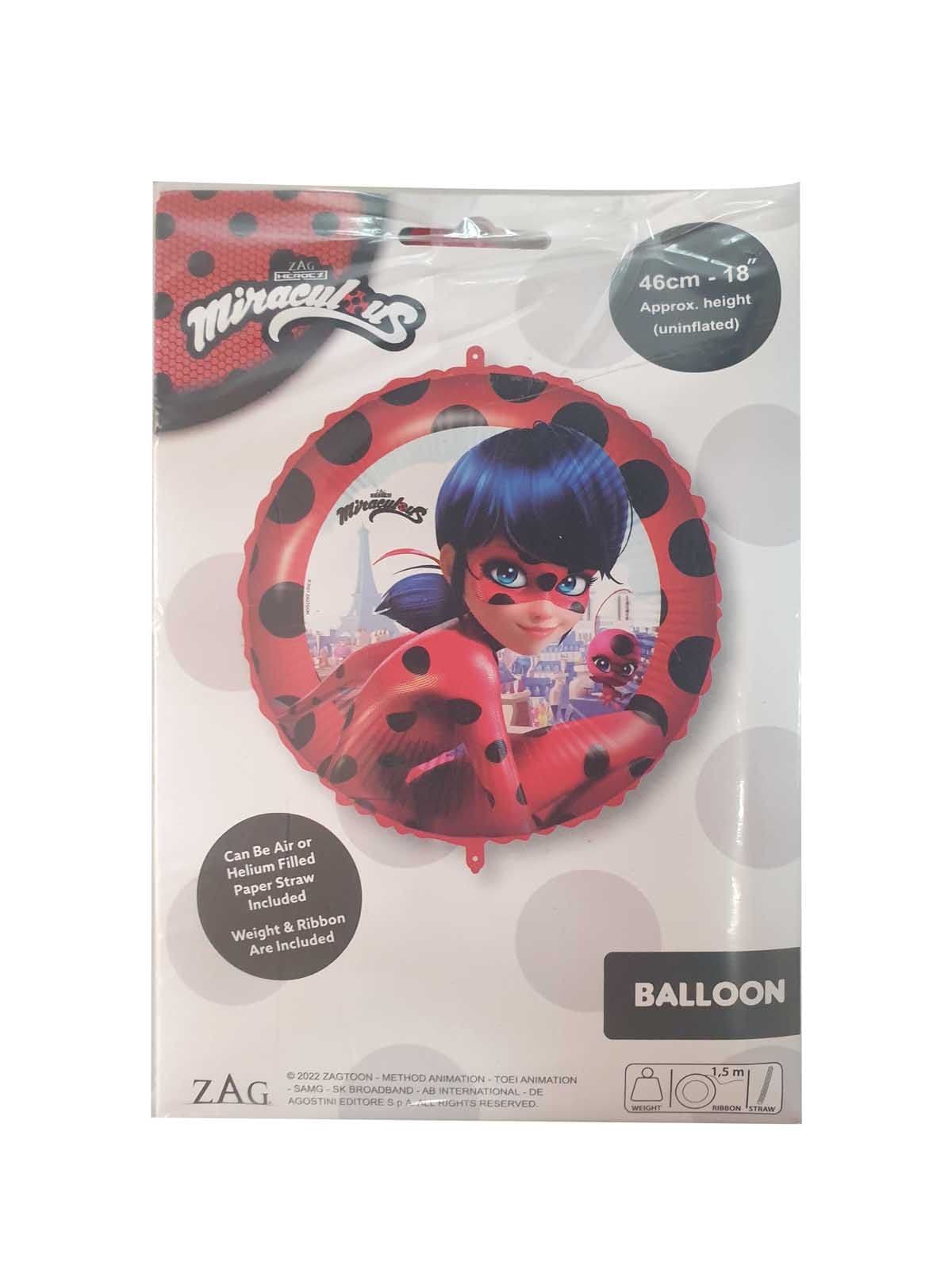 18 INCH AIR-HELIUM FOIL LADY BUG 5CTP