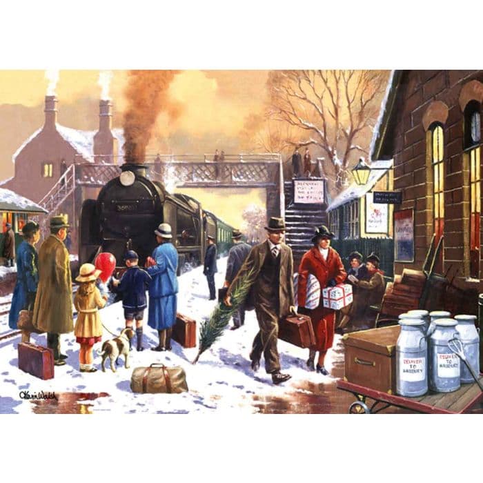 RAVENSBURGER 1000PC PUZZLE LAST TRAIN HOME