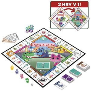 MONOPOLY JUNIOR SQUARE 2 IN 1