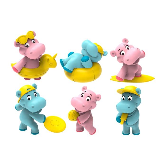 Inkee Surprise Bath Bomb Fun Beach Hippo