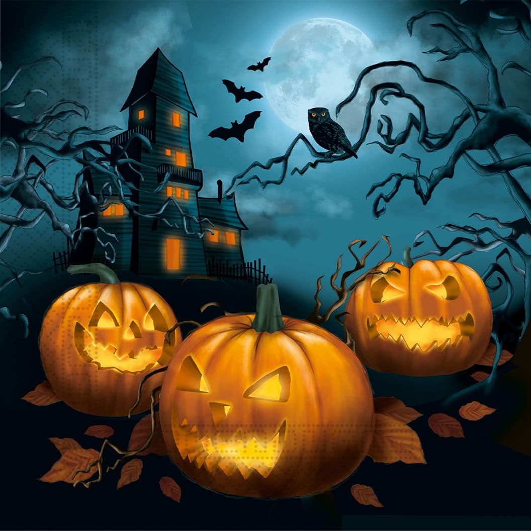 HALLOWEEN SENSATIONS 2PLY PAPR NAPKNS 33X33CM 20CT