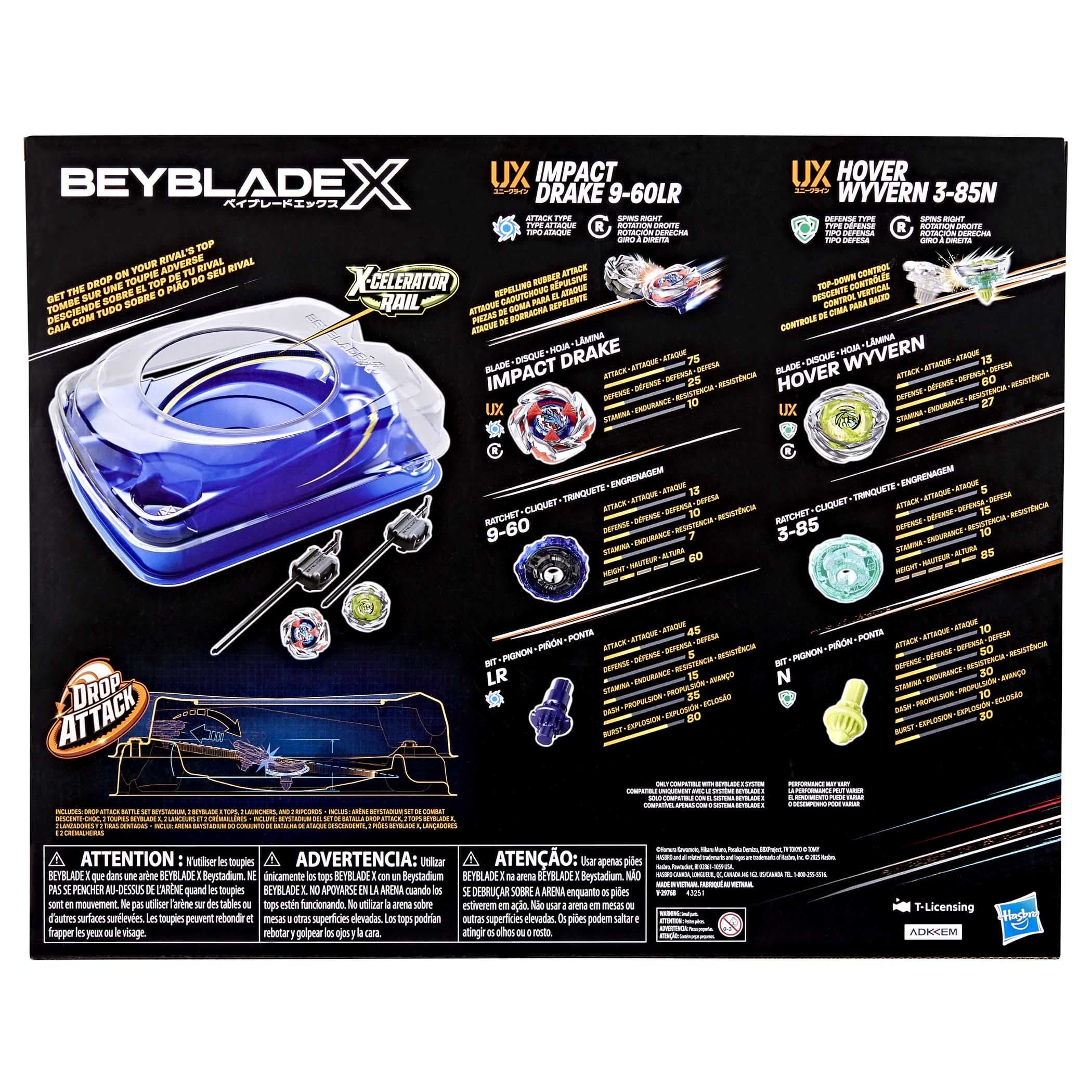 BEYBLADE X DROP ATTACK BATTLE SET