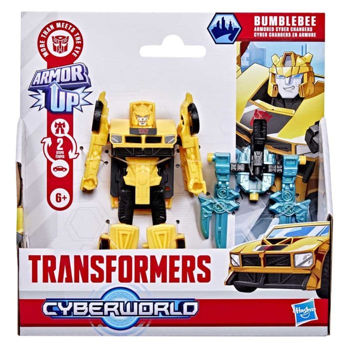 TRANSFORMERS CYBERWORLD ARMOR BUMBLEBEE