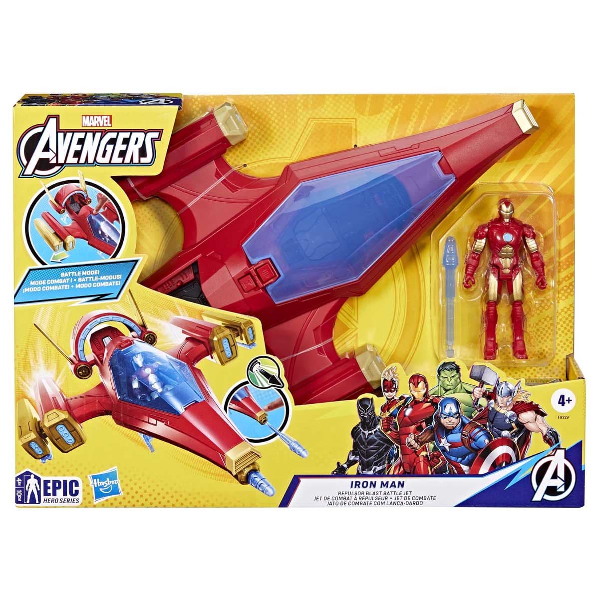 AVENGERS IRON MAN REPULSOR BLAST BATTLE JET
