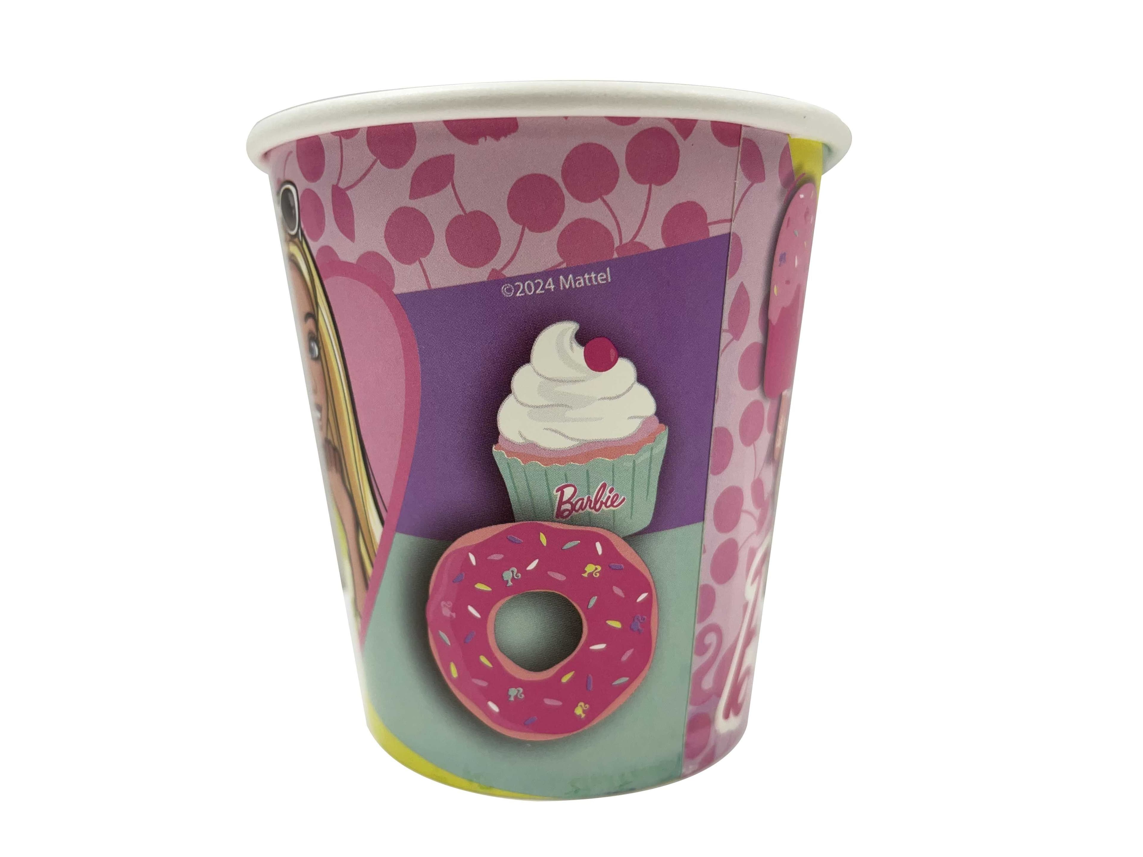 BARBIE PAPER CUPS 200ML 8CT