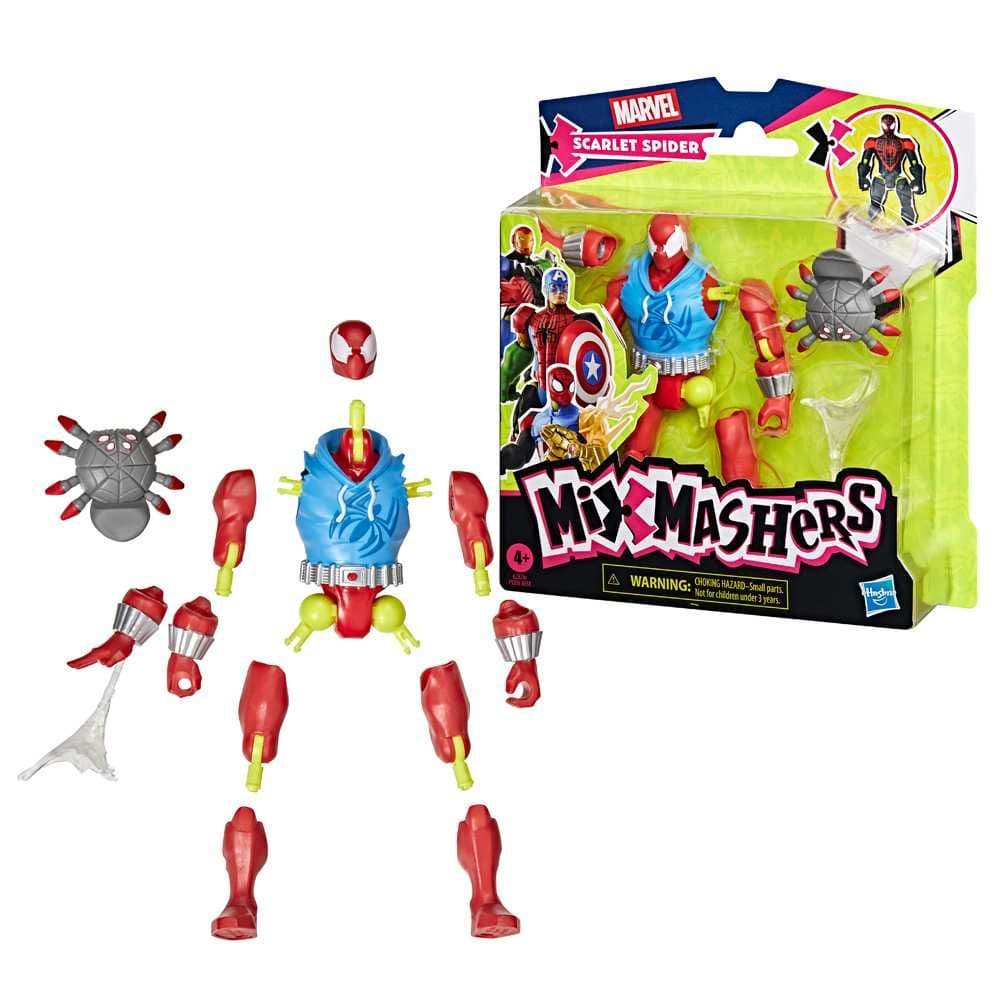 SPIDER MAN MIXMASHERS SCARLET SPIDER BASIC FIGURE