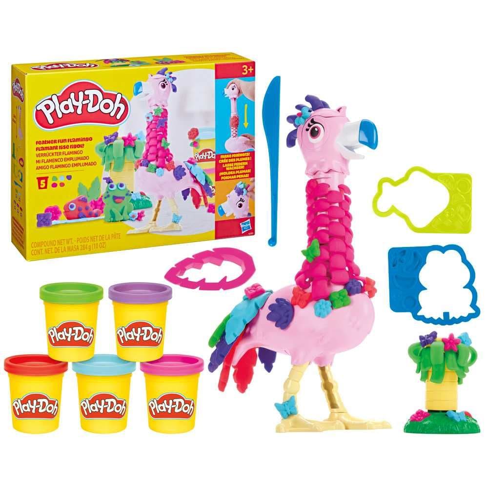 PLAY DOH FEATHER FUN FLAMINGO