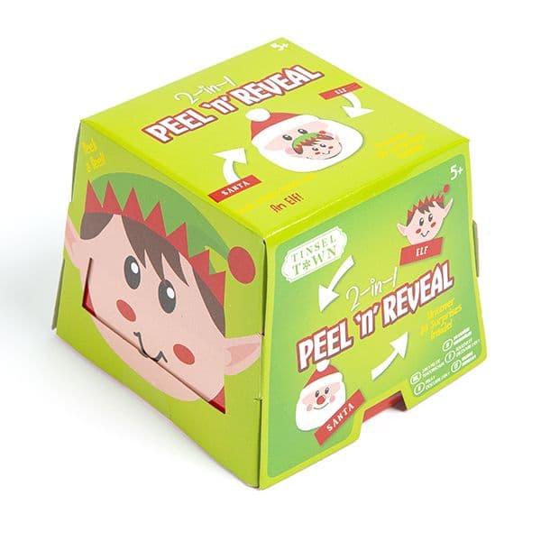 CHRISTMAS 2-IN-1 PEEL AND REVEAL - 3 ASST