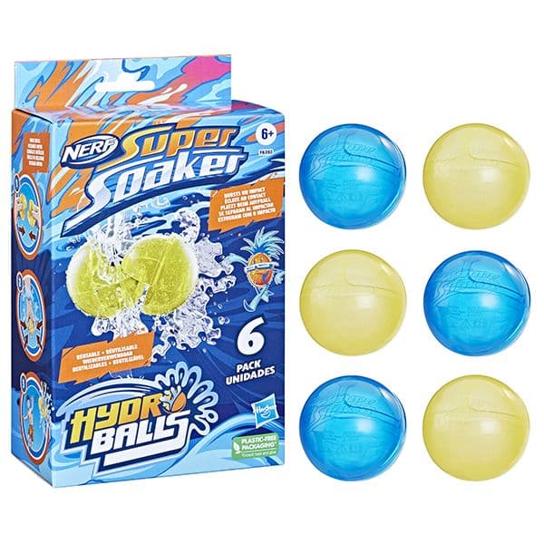 SUPERSOAKER HYDRO BALLS 6 PK