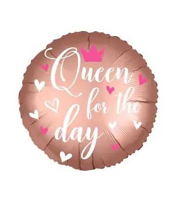 18 INCH FOIL RND QUEEN FOR THE DAY 1CTP
