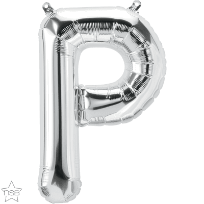 16 IN FOIL SILVER LETTER P AIR FILLED 1CTP