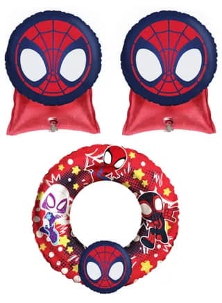 MARVEL 3D ARMBANDS & SWIM RING ZEST SPIDER MAN