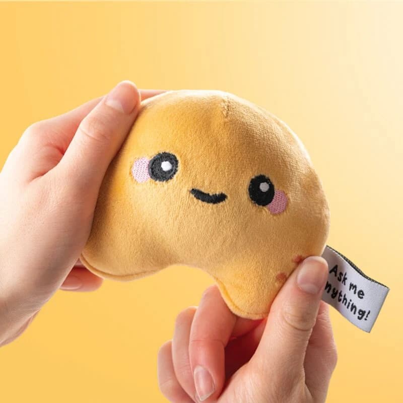 QUEASY SQUEEZIES ASK ME ANYTHING MAGIC FORTUNE TELLER COOKIE PLUSH